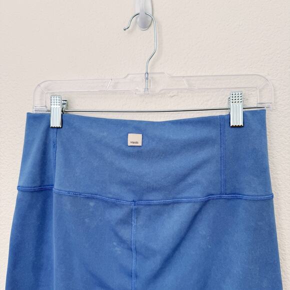 [Vuori] Heathered Blue All The Feels High Rise Workout Bike Shorts 5" Inseam XL - Picture 4 of 10